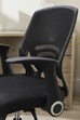 Graphite Folding Arm Mesh Chair