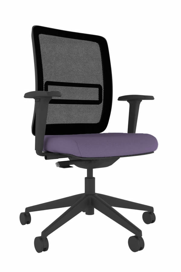 View Purple Neon Ergonomic High Back Executive Mesh Office Chair Height Adjustable Backrest With Lumber Support Seat Depth Slide Adjustable Arms information