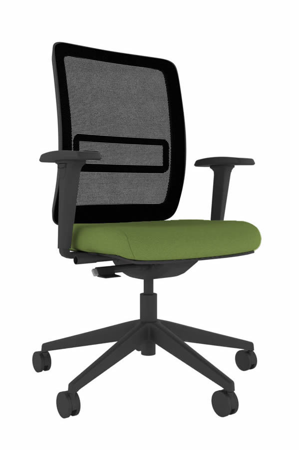 View Green Neon Ergonomic High Back Executive Mesh Office Chair Height Adjustable Backrest With Lumber Support Seat Depth Slide Adjustable Arms information