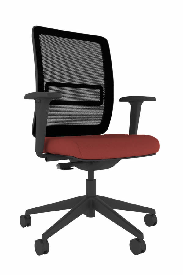 View Red Neon Ergonomic High Back Executive Mesh Office Chair Height Adjustable Backrest With Lumber Support Seat Depth Slide Adjustable Arms information