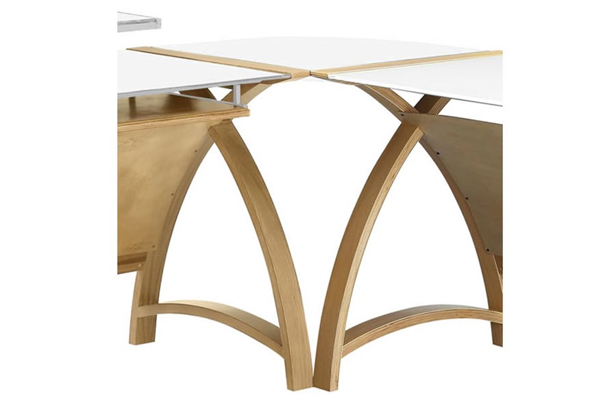 Curve Glass Top Corner Connector