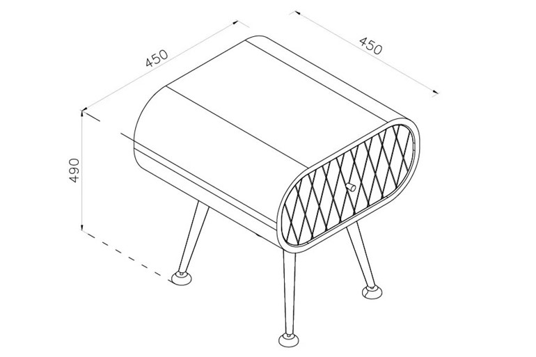 Astana Lamp Table