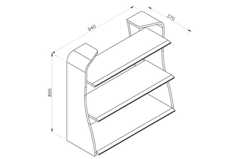 Oslo Bookshelf