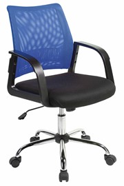 Calypso Medium Back Mesh Desk Chair - Blue 