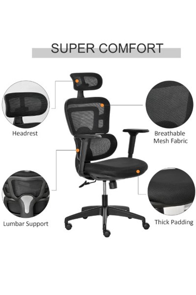 Wave Ergonomic Mesh Office Chair