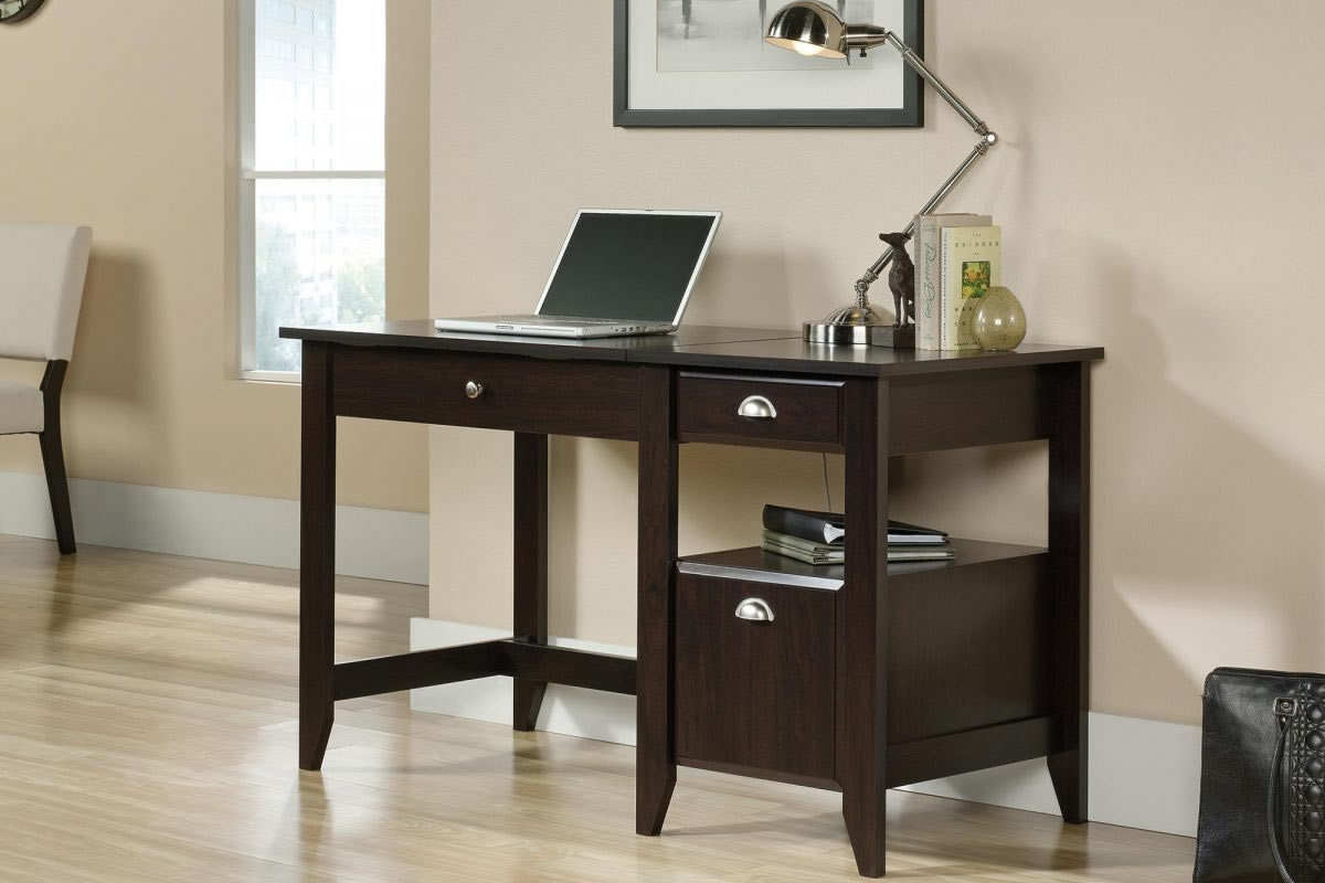 View Dark Walnut Home Office Height Adjustable Sit Stand Desk Riser information