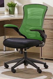 Luna Two Tone Green Mesh Office Chair