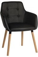 Black PU Leather