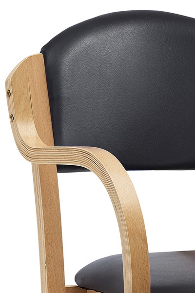 Tahara Vinyl Stackable Visitor Chair