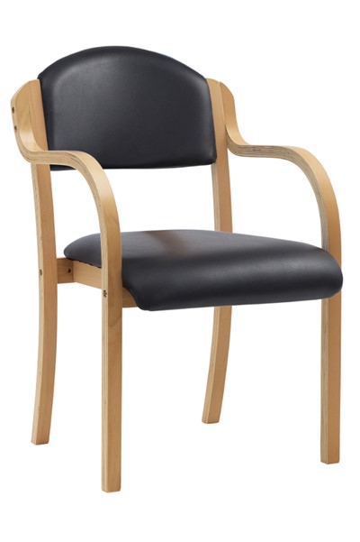 Tahara Vinyl Stackable Visitor Chair