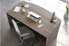 Affiliate Bow Front Panel Leg Desk