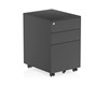 Optima Black Steel Mobile Pedestal