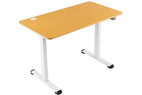 Nene Light Wood Height Adjustable Desk