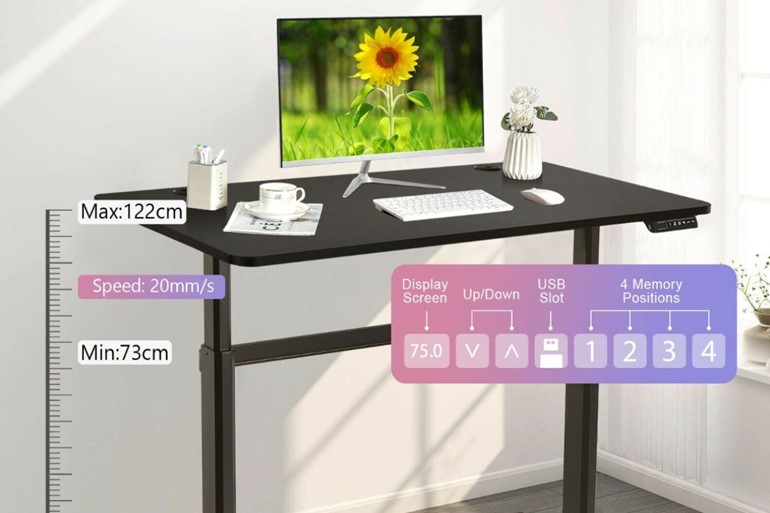 Brampton Height Adjustable Desk