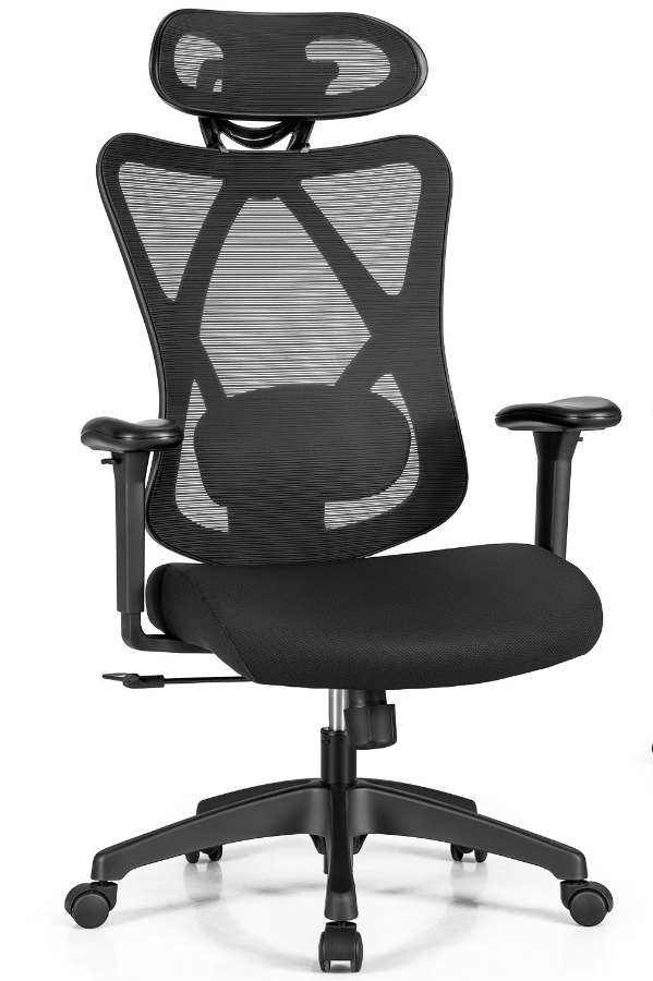 View Chatham Ergonomic Mesh Back Office Chair Height Adjustable Lumber Fabric Seat And Breathable Mesh Backrest Seat Height Adjustment Backrest R information