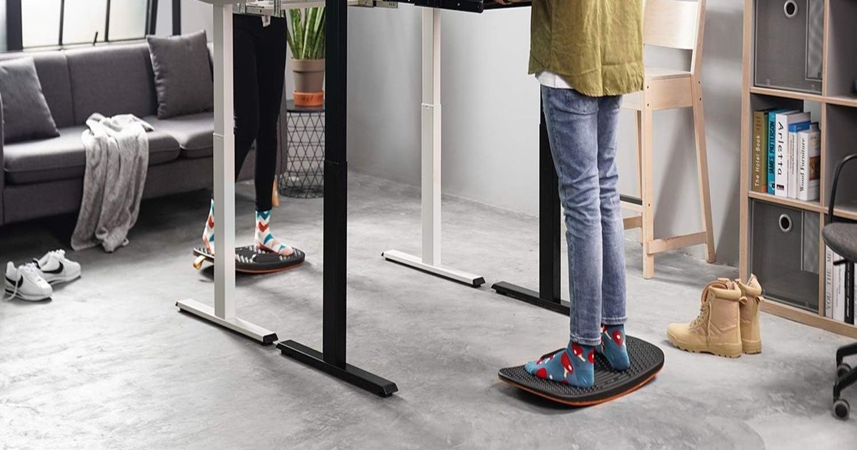 Standing Desk + Anti Fatigue Standing Mat Combo