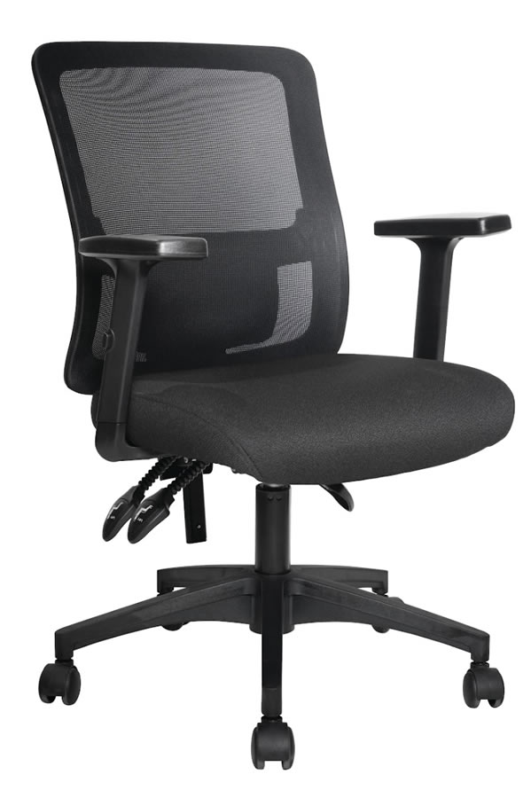 View Ergonomic Mesh Best Office Desk Computer Chair Seat Slide Height Adjustment Lumbar Backpain Support Adjustable Arms information