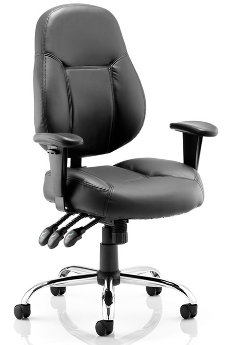 Ergonomic 24 Hour Use Office Chair Larger User Endurance