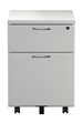 Kestral White 2 Drawer Mobile Pedestal