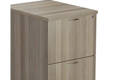 Kestral Grey Oak 3 Drawer Filing Cabinet