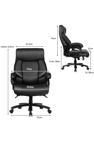 Lethbridge Leather Office Massage Chair