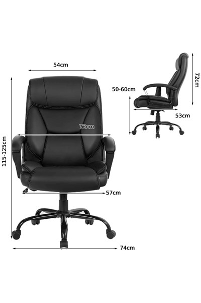 Hudson Leather Office Massage Chair