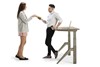 Five Standing Height Adjustable Desk