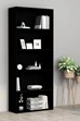 Optima Black 2000 Office Bookcase