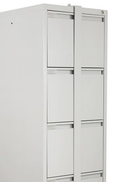 Steel Four Drawer Filing Cabinet With Locking Bar