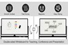 Double-Sided Magnetic Mobile Whiteboard with Magnets Pens and Eraser