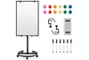 Height-Adjustable Magnetic Whiteboard on Wheels