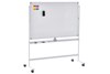 Reversible Mobile Whiteboard with Adjustable Height