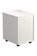 Kestral White 2 Drawer Mobile Pedestal