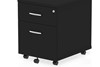 Optima Black 2 Drawer Mobile Pedestal