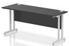 Optima Black Rectangular Cantilever Desk