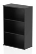 Optima Black 1200 Office Bookcase