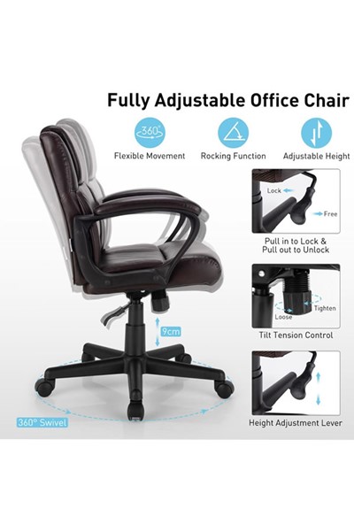 Admiral Leather Office Chair