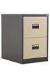 Mod Brown Steel Filing Cabinets