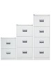 Mod White Steel Filing Cabinets