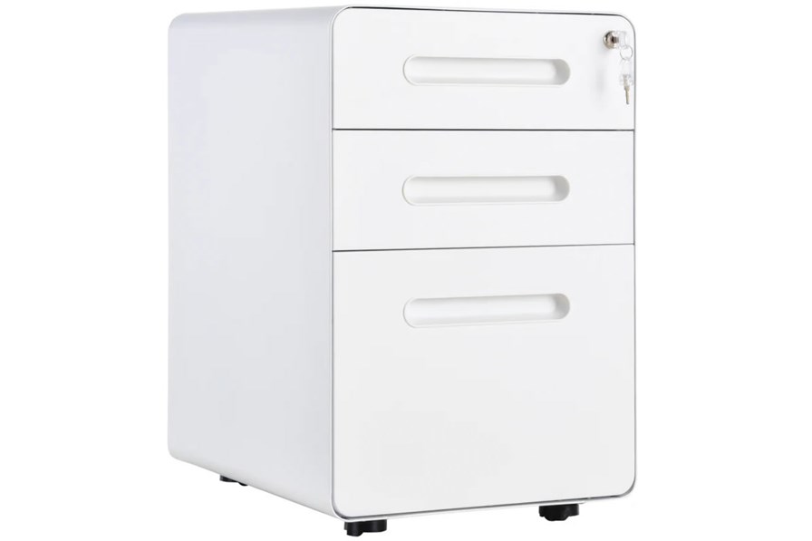 Bletchley Steel 3 Drawer Mobile Pedestal