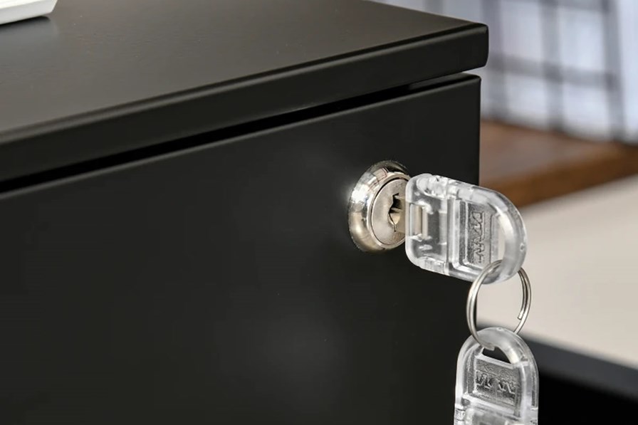 Pinch or double click to zoom Sky Steel 2 Drawer Mobile Pedestal