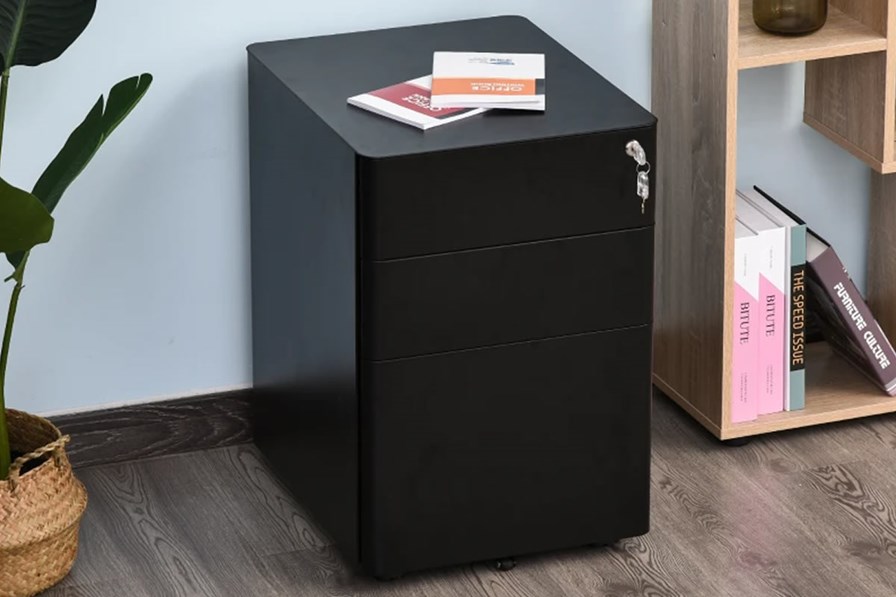 Pinch or double click to zoom Brackley 3 Drawer Mobile Pedestal