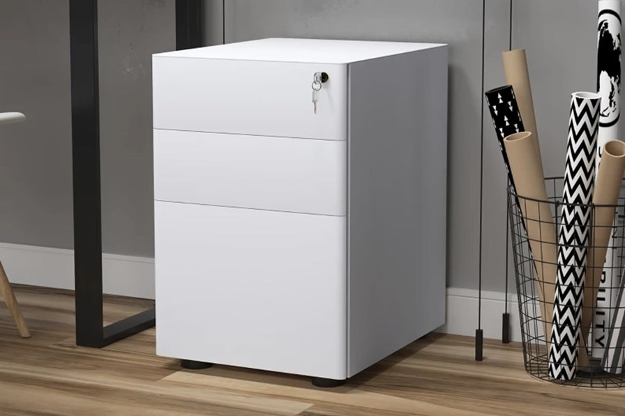 Pinch or double click to zoom Brackley 3 Drawer Mobile Pedestal