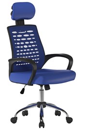 Helix Blue Mesh Office Chair