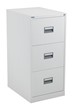 Mod White Steel Filing Cabinets