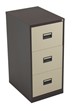 Mod Brown Steel Filing Cabinets