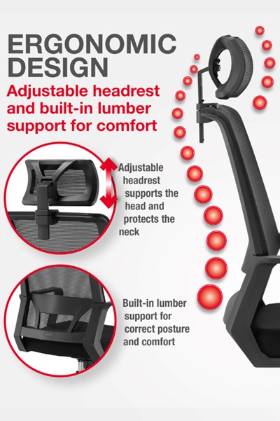 Cambridge Ergonomic Mesh Office Chair
