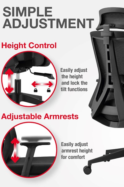 Oxford Ergonomic Mesh Office Chair