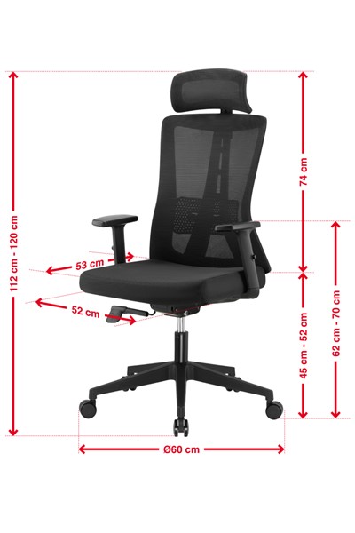 Oxford Ergonomic Mesh Office Chair