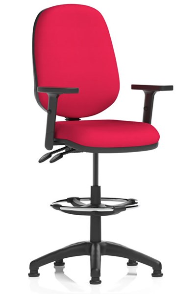 Upholstered Draughtsman Chair